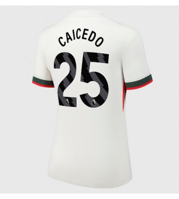 Chelsea Moises Caicedo #25 Udebanetrøje Dame 2025-26 Kortærmet